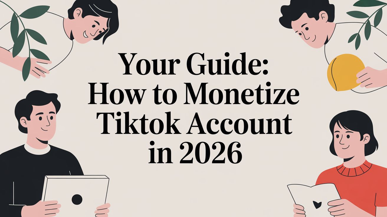 Your Guide: how to monetize tiktok account in 2026 | Trendy Blog