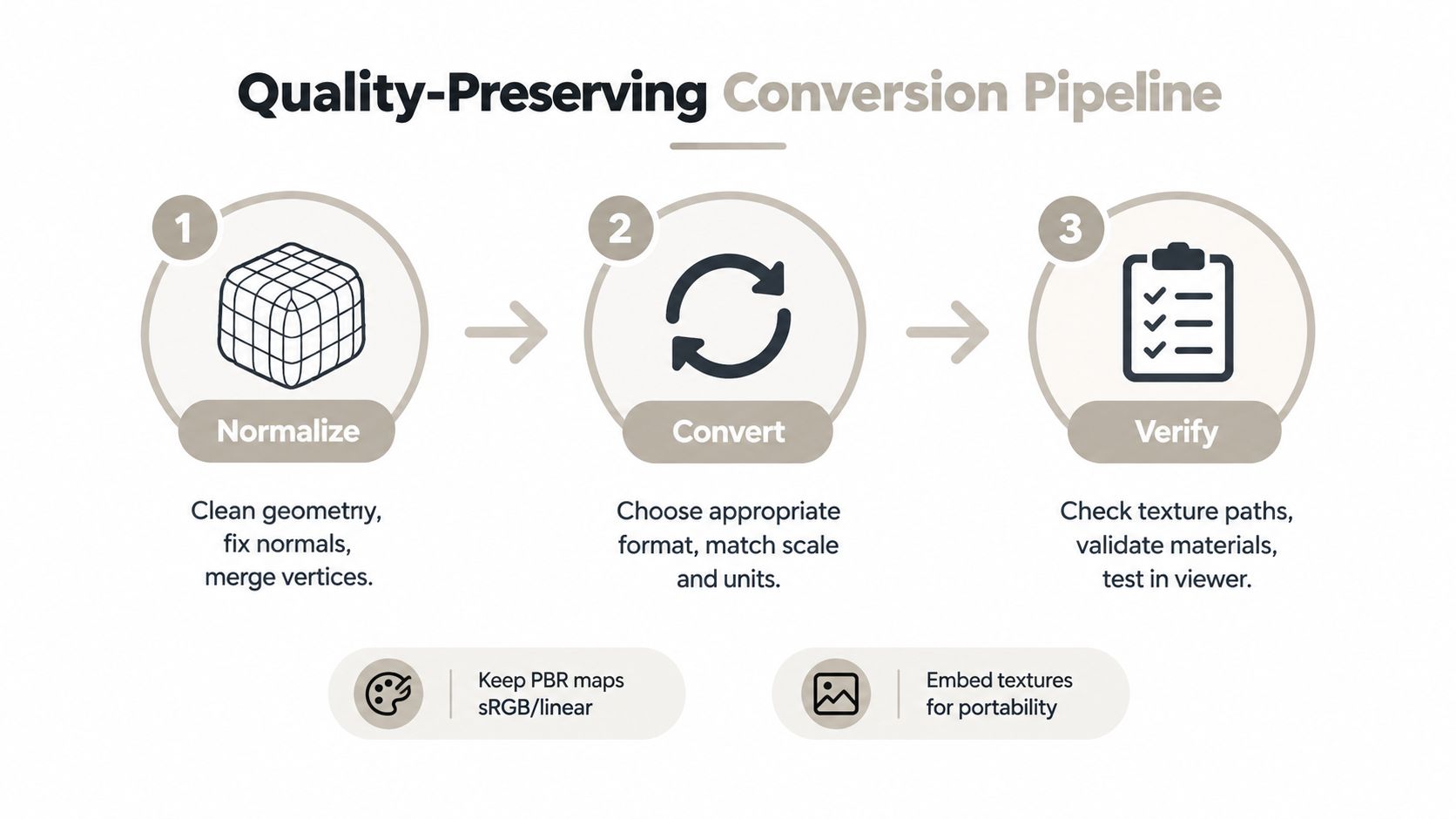 How to Convert 3D Files Without Losing Quality
