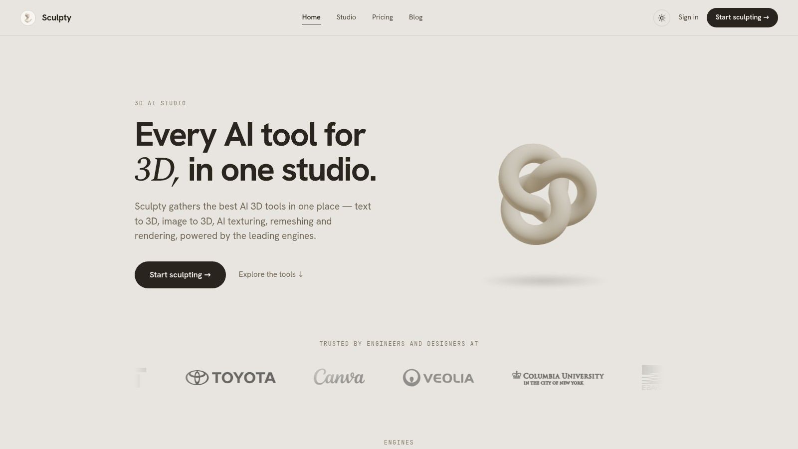 Screenshot from https://sculpty.ai