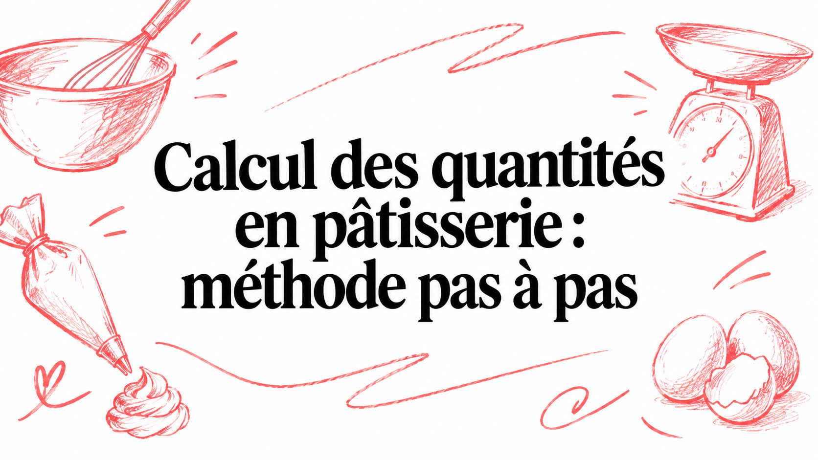 Calcul des quantités en pâtisserie : méthode pas à pas