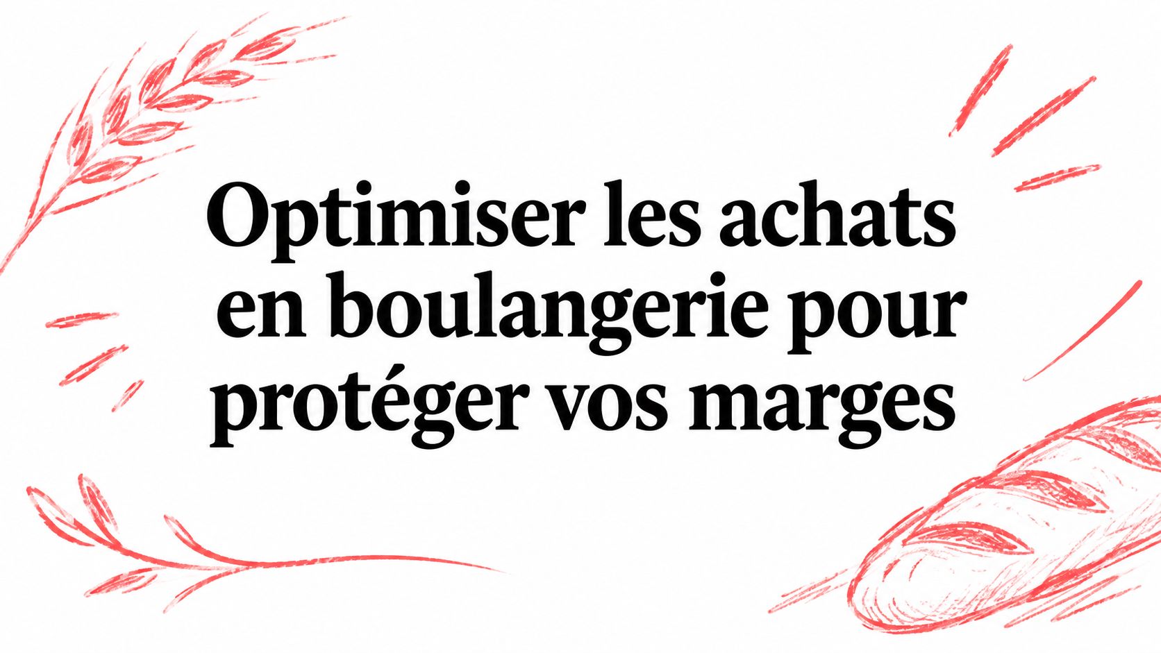 Optimiser les achats en boulangerie pour protéger vos marges