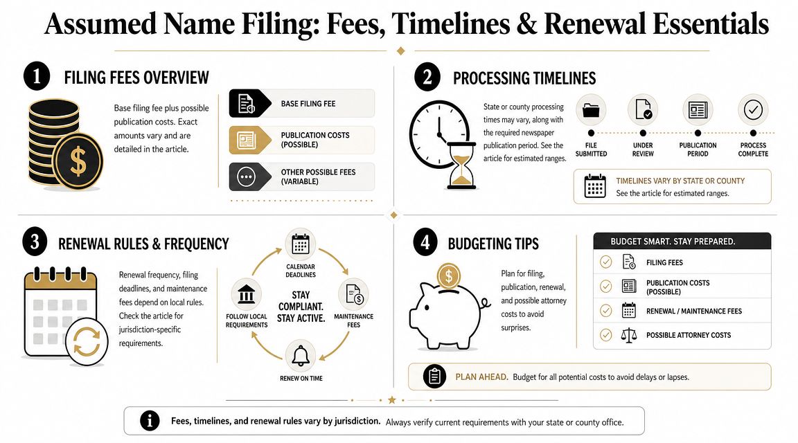 Ny Filing Fee Example Certificate of Assumed Name NY: 2026 Filing Guide