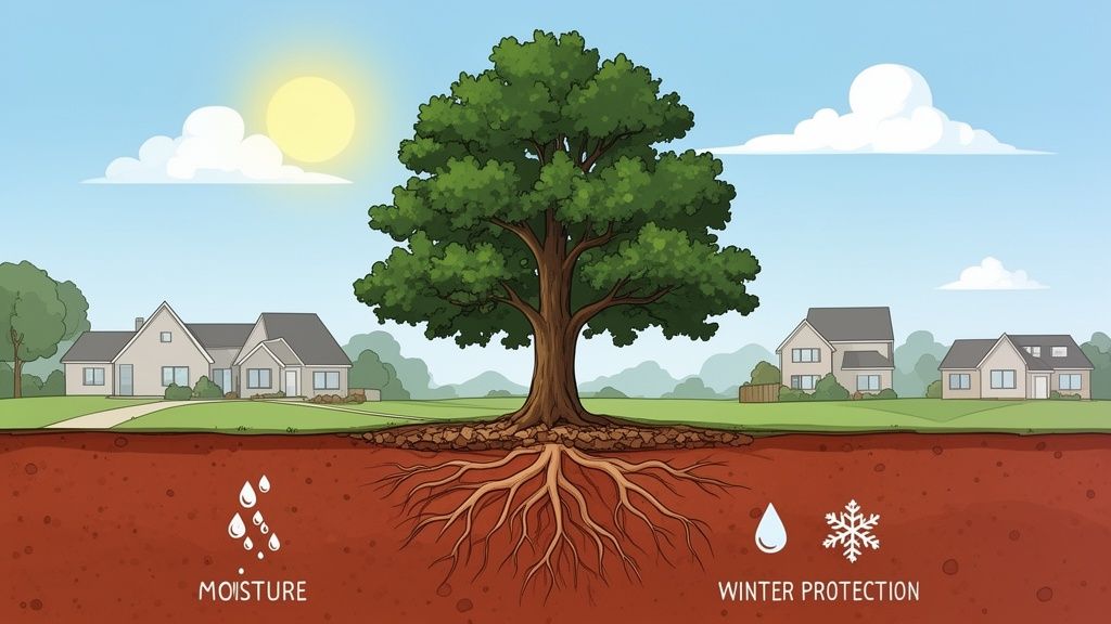 How to Mulch Trees the Right Way in Marietta, GA
