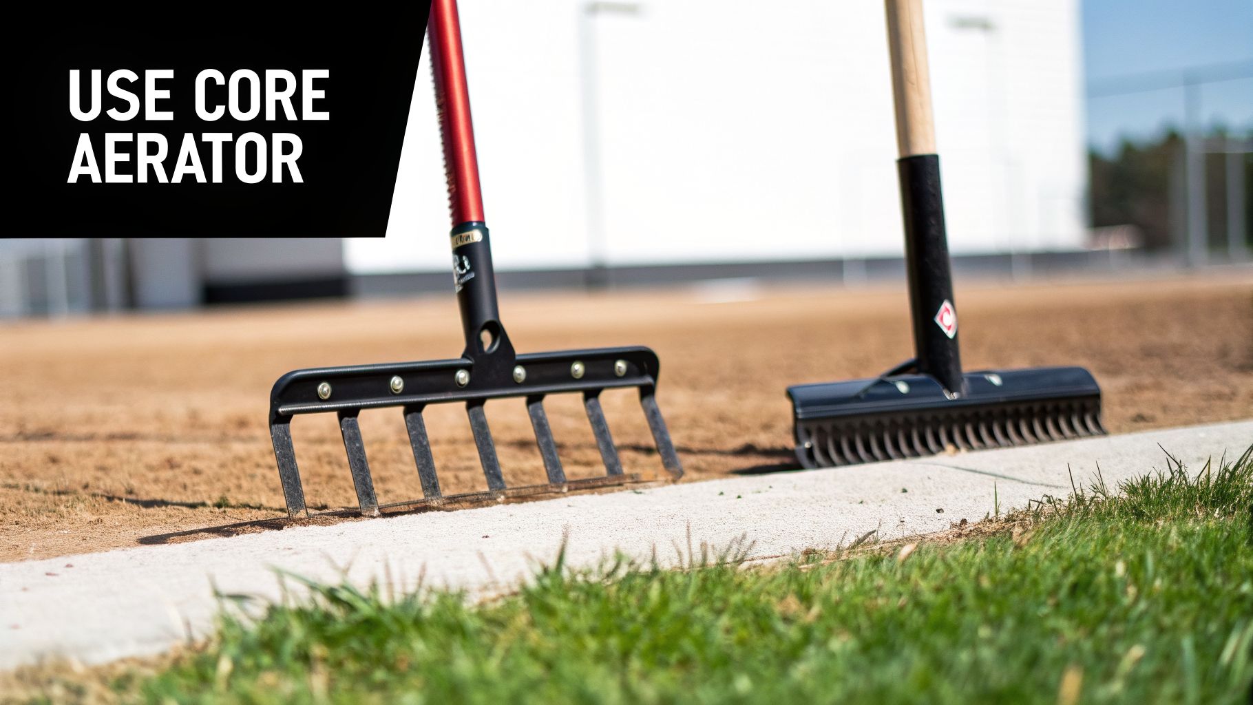 Coring Rake How to Aerate a Lawn by Hand: A Guide for Cumming, GA