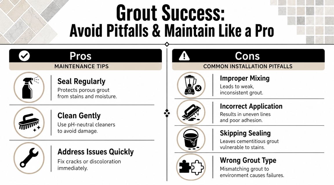 Grout Types. Examples Types of Grout: A Guide for Georgia Homeowners