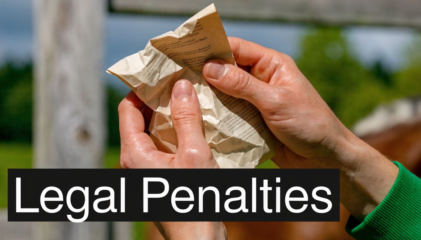 A close-up view of hands holding a crumpled piece of paper against an outdoor background.
