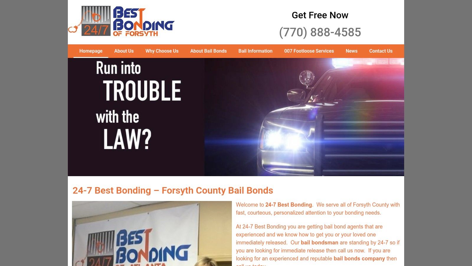 Screenshot from https://bestbondingforsyth.com