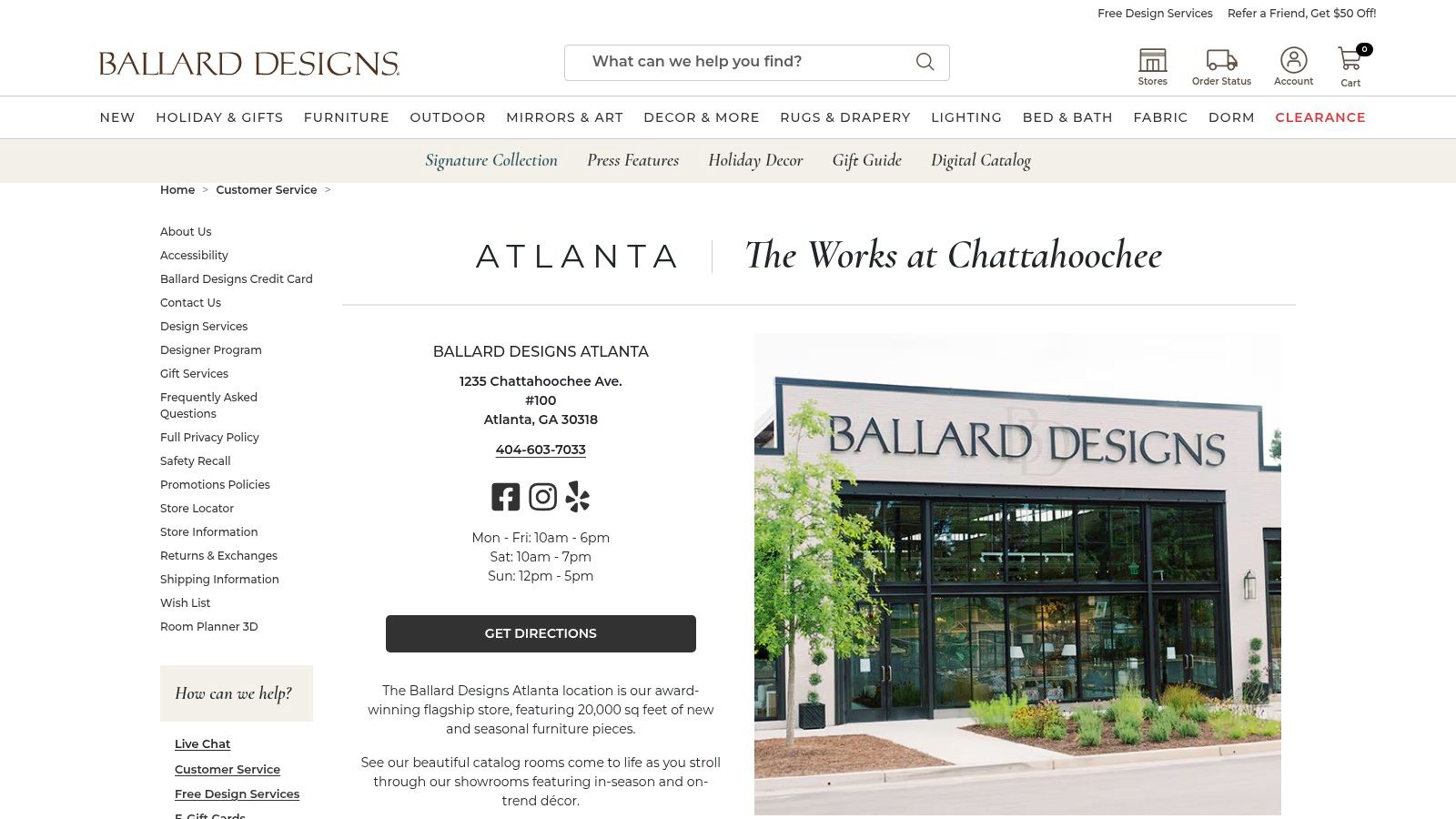 Ballard Designs Atlanta