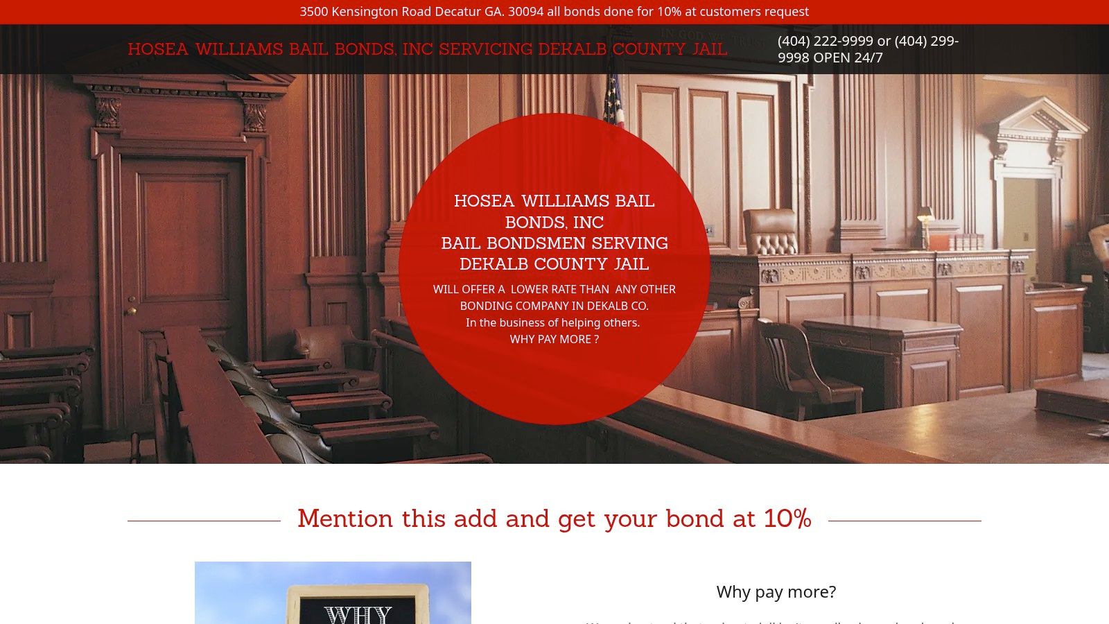 Hosea Williams Bail Bonds, Inc.