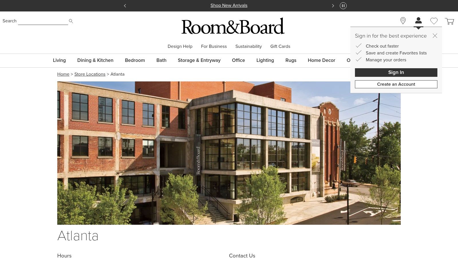 Room & Board Atlanta