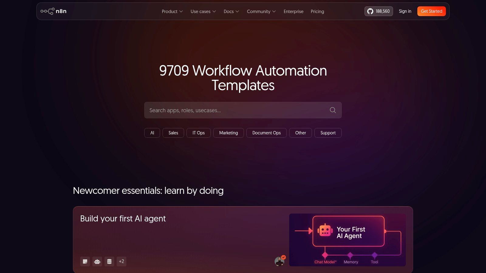 n8n Official Templates Library