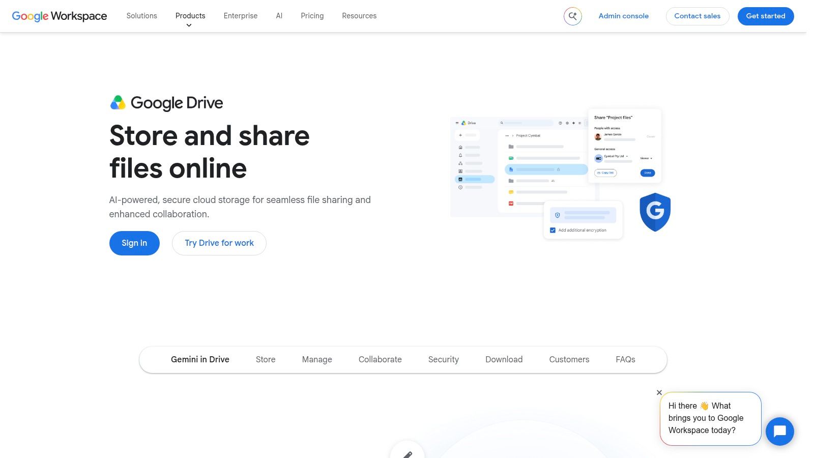 Google Drive (via Google Workspace or Google One)