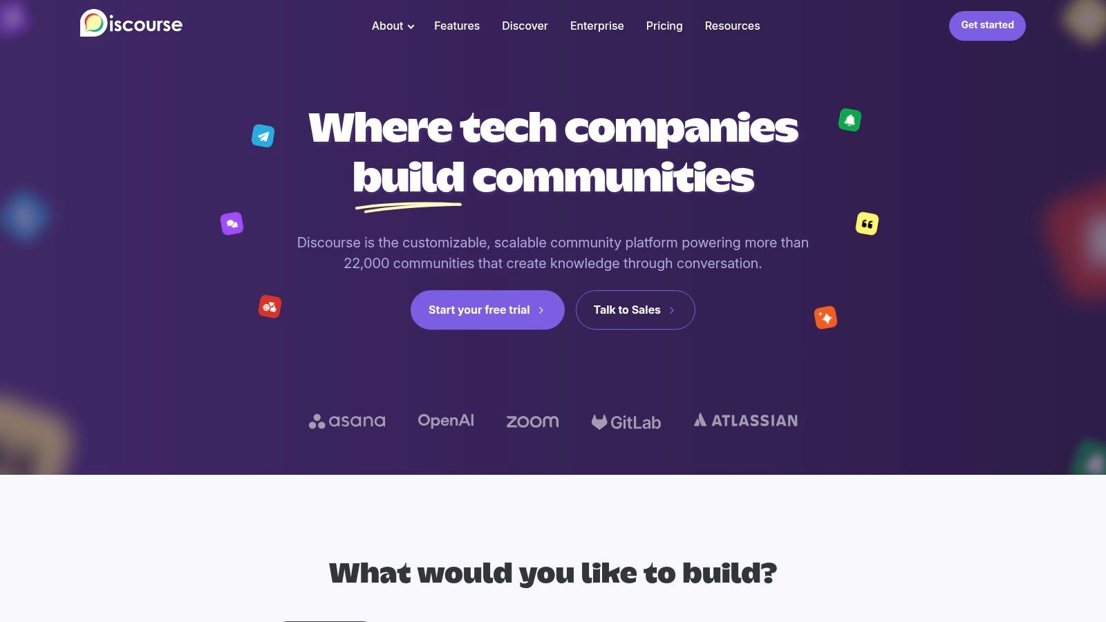 Discourse (Hosted or Self-hosted)