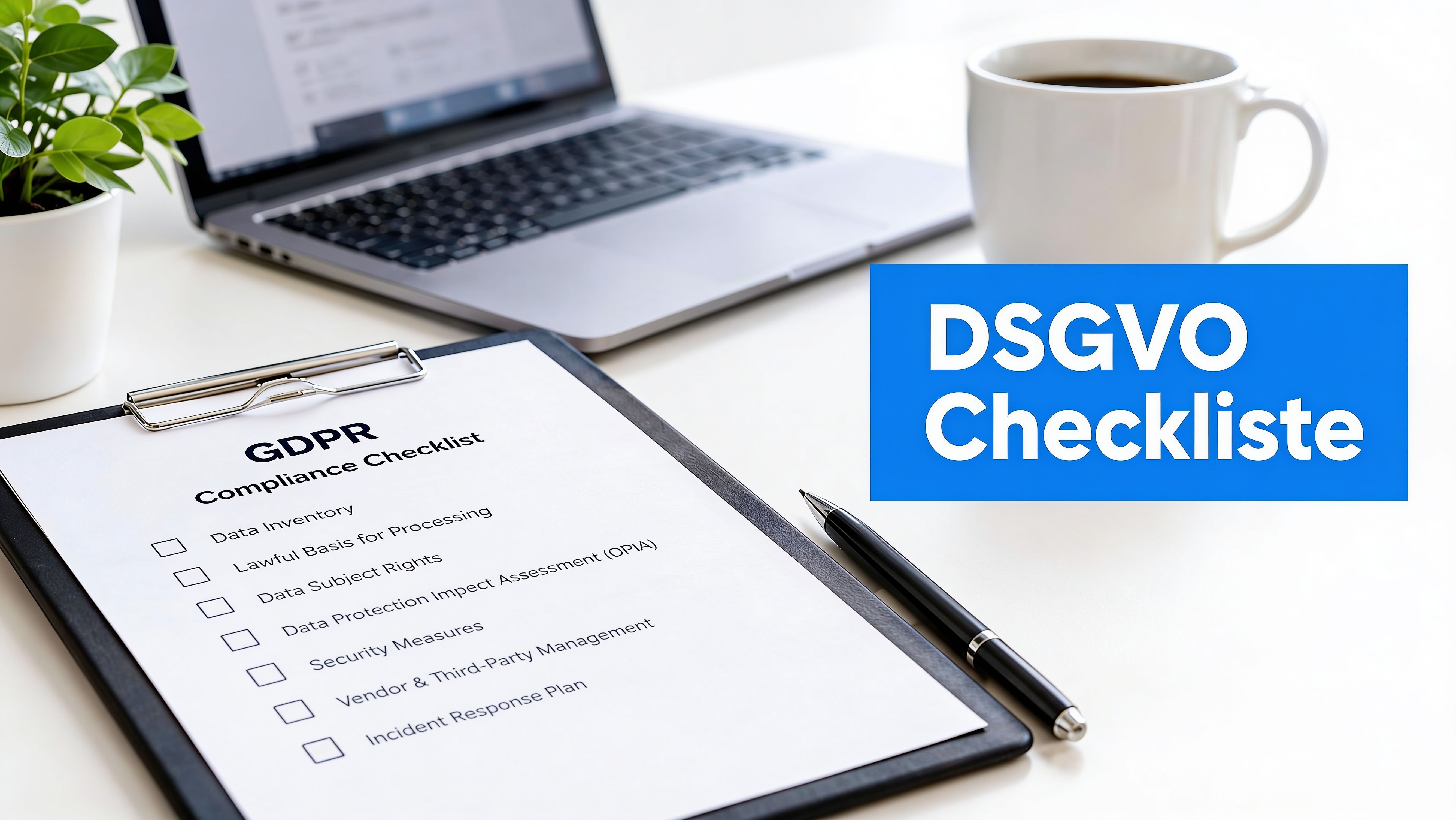 GDPR Compliance Checkliste: Der komplette Leitfaden