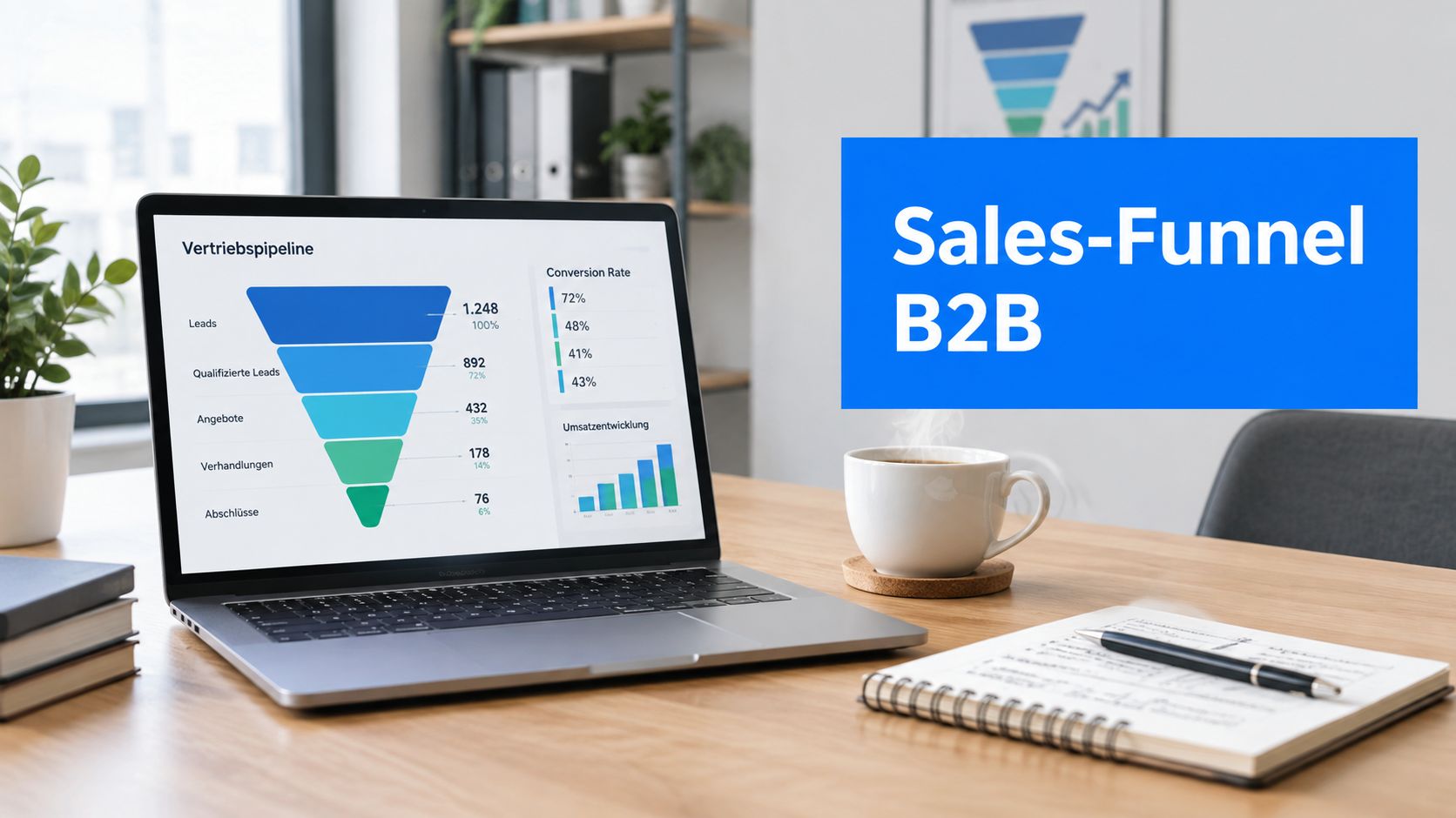 Sales Funnel B2B: Phasen, KPIs und Aufbau