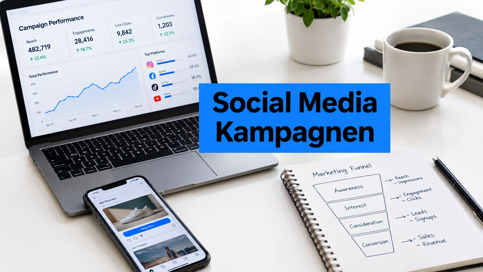 Social Media Kampagnen: Der komplette Leitfaden 2026