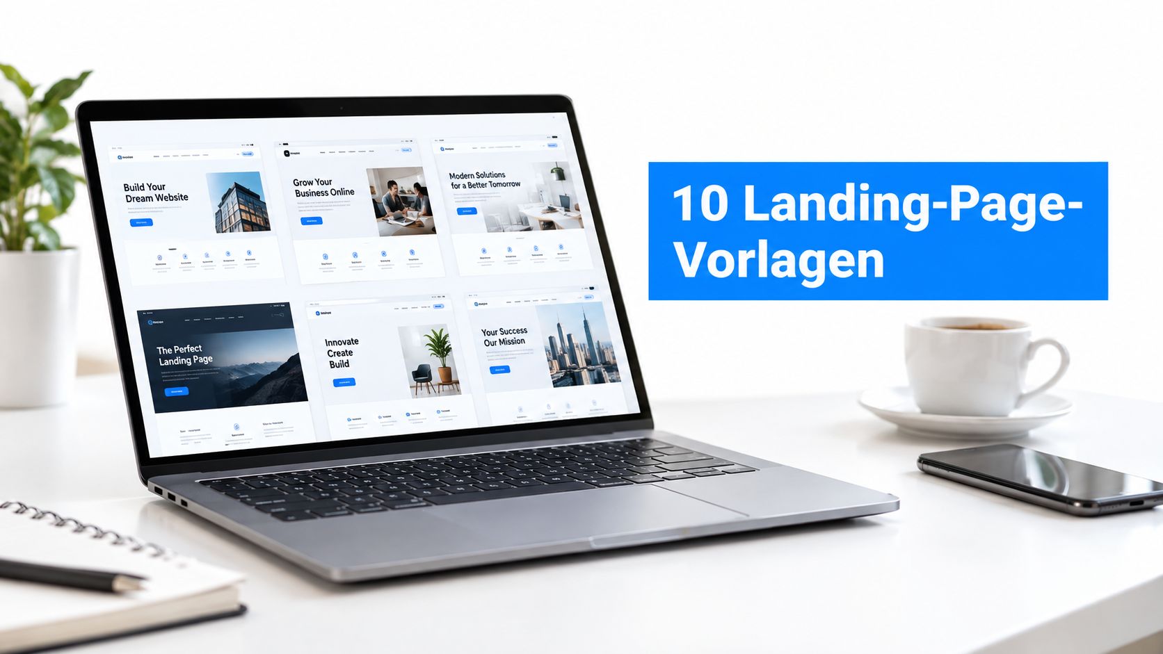 10 landing page templates für jede Kampagne