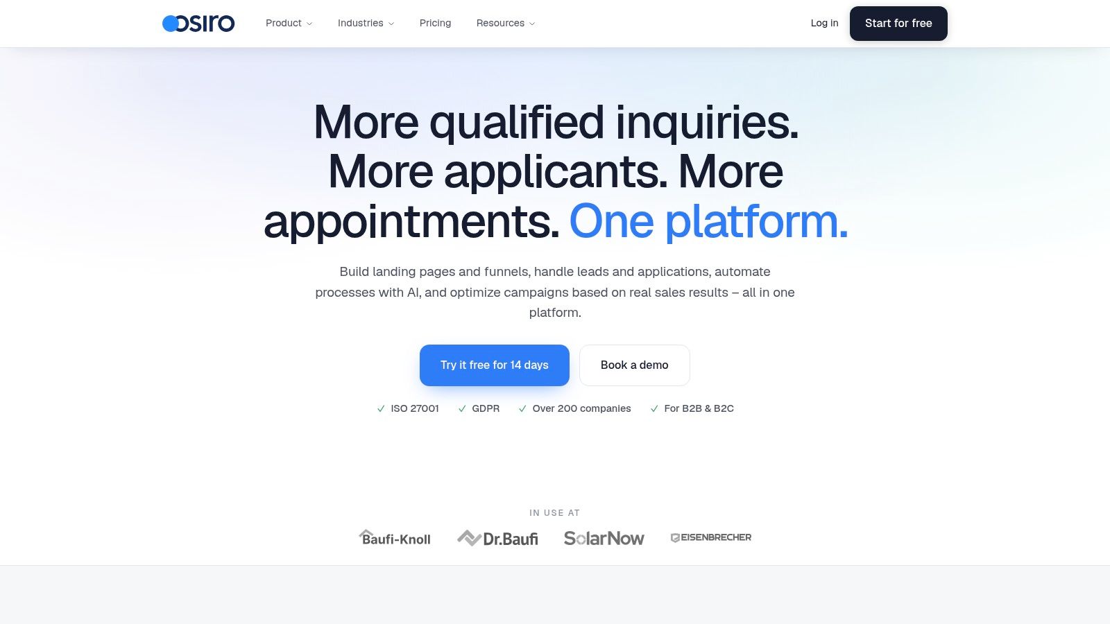 Screenshot from https://osiro.com