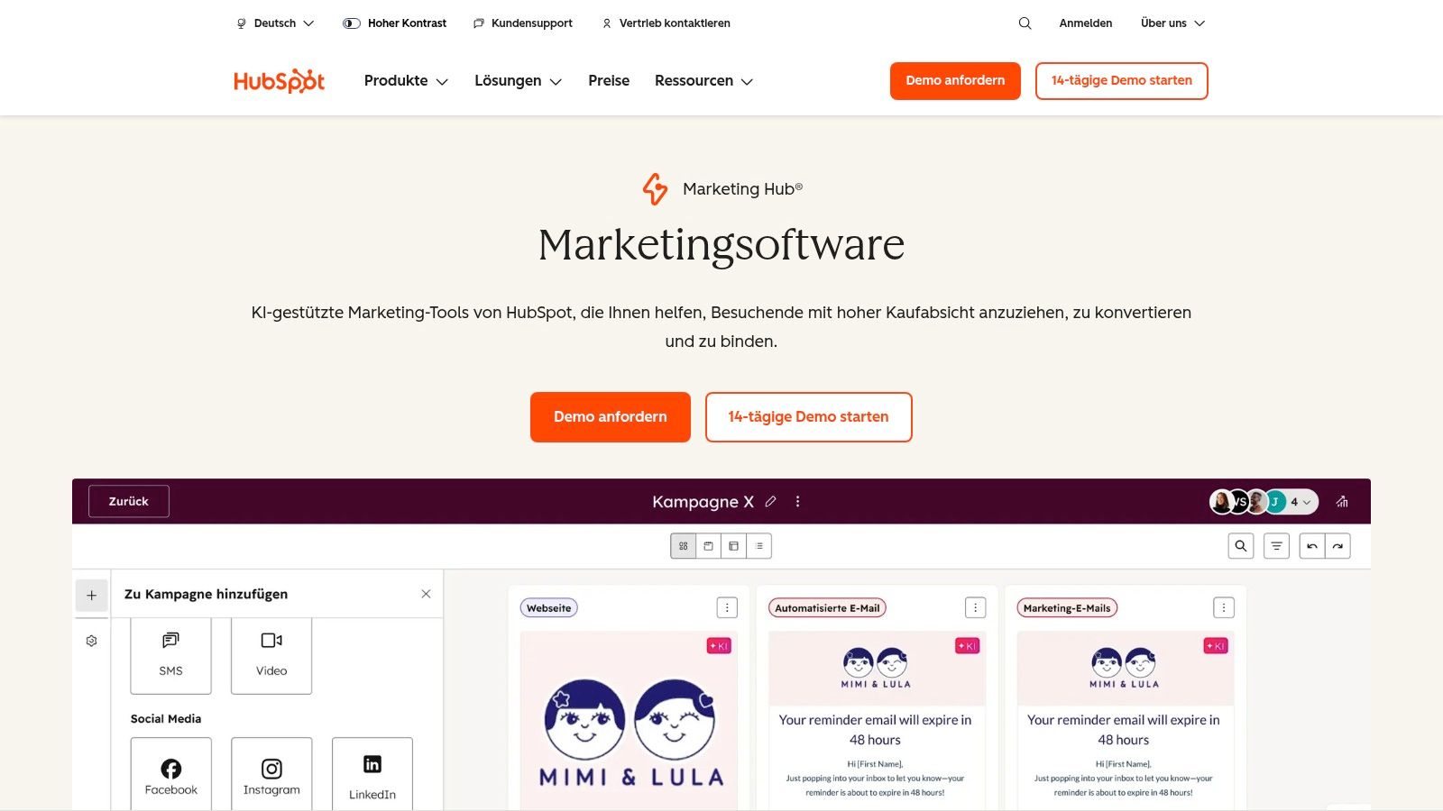 HubSpot Marketing Hub