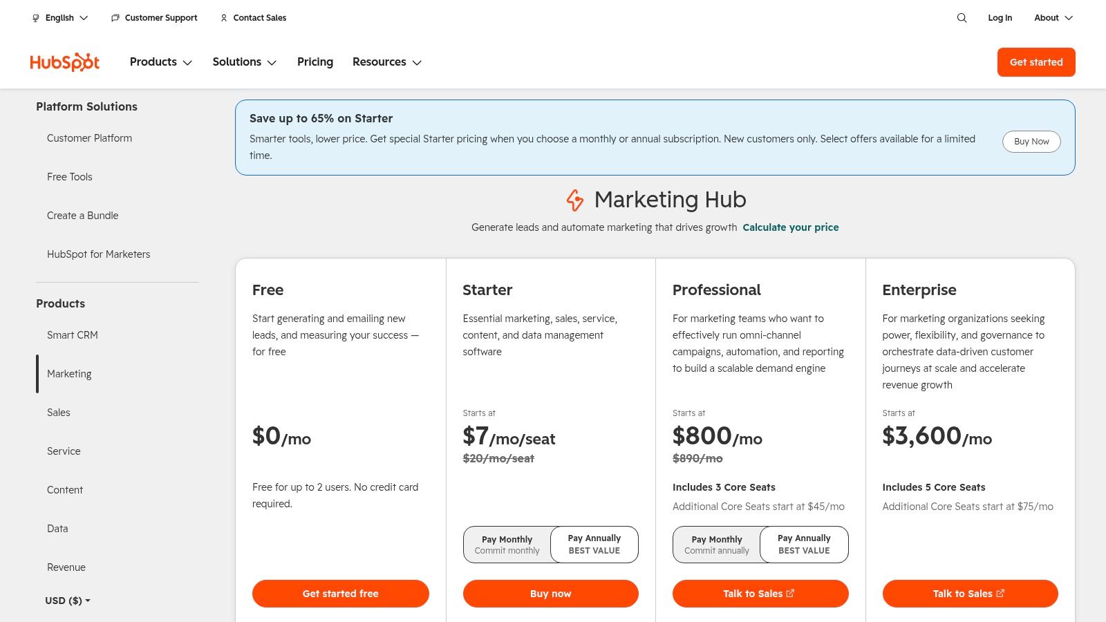 HubSpot Marketing Hub