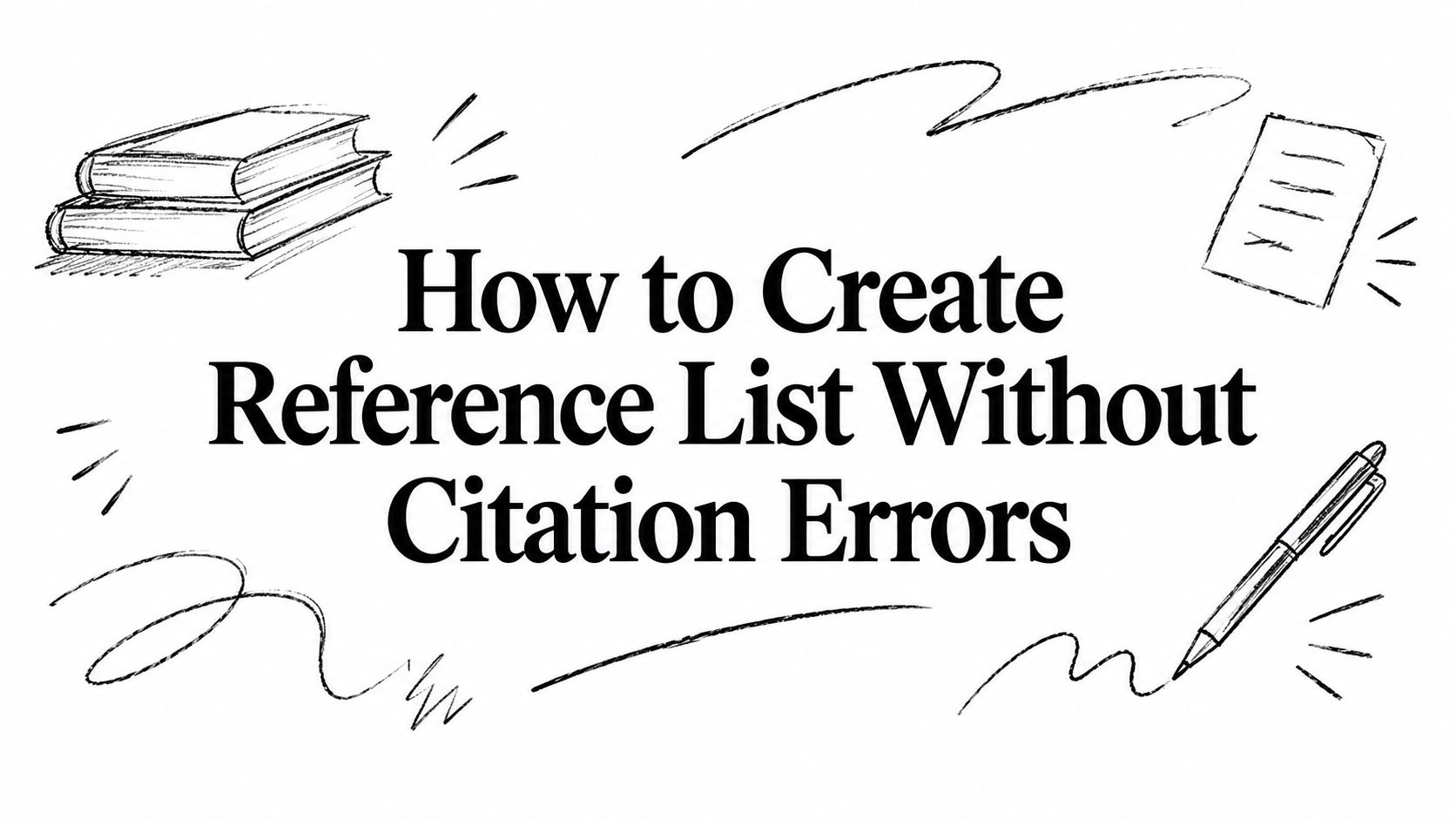 How to Create Reference List Without Citation Errors