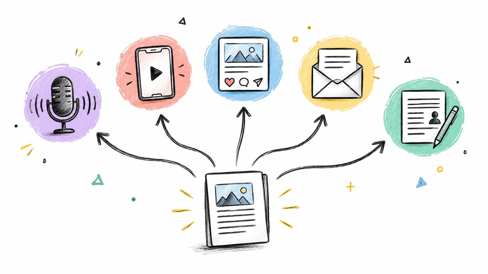 A content performance dashboard showing editorial metrics and insights used to guide future planning.