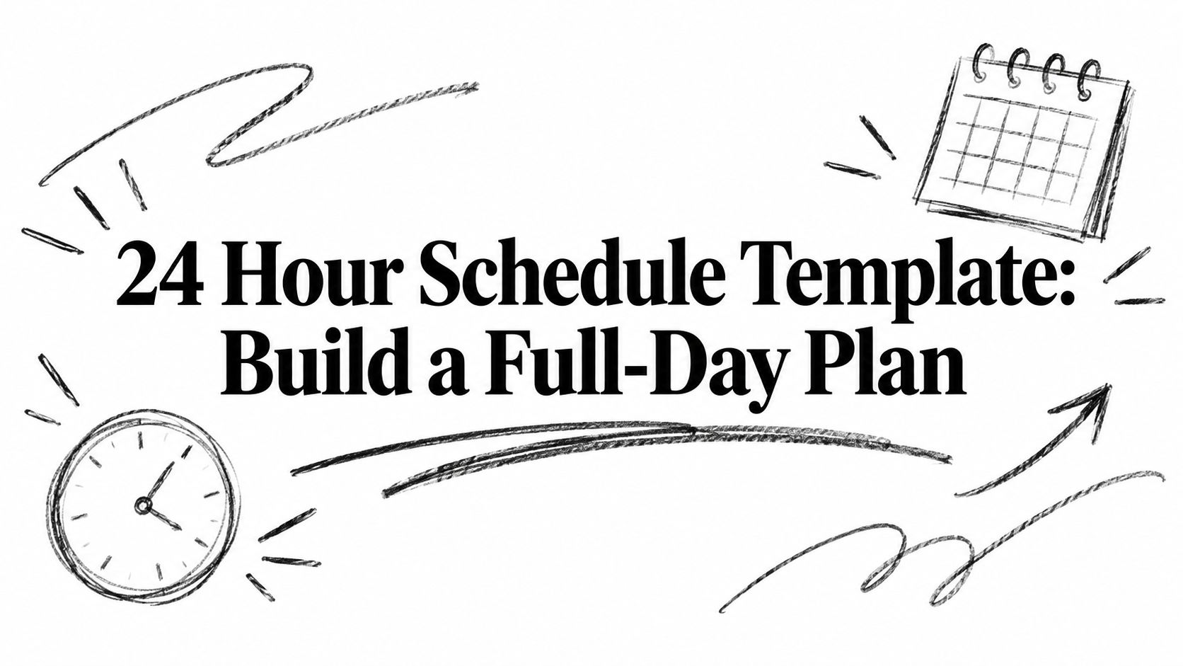 24 Hour Schedule Template: Build a Full-Day Plan