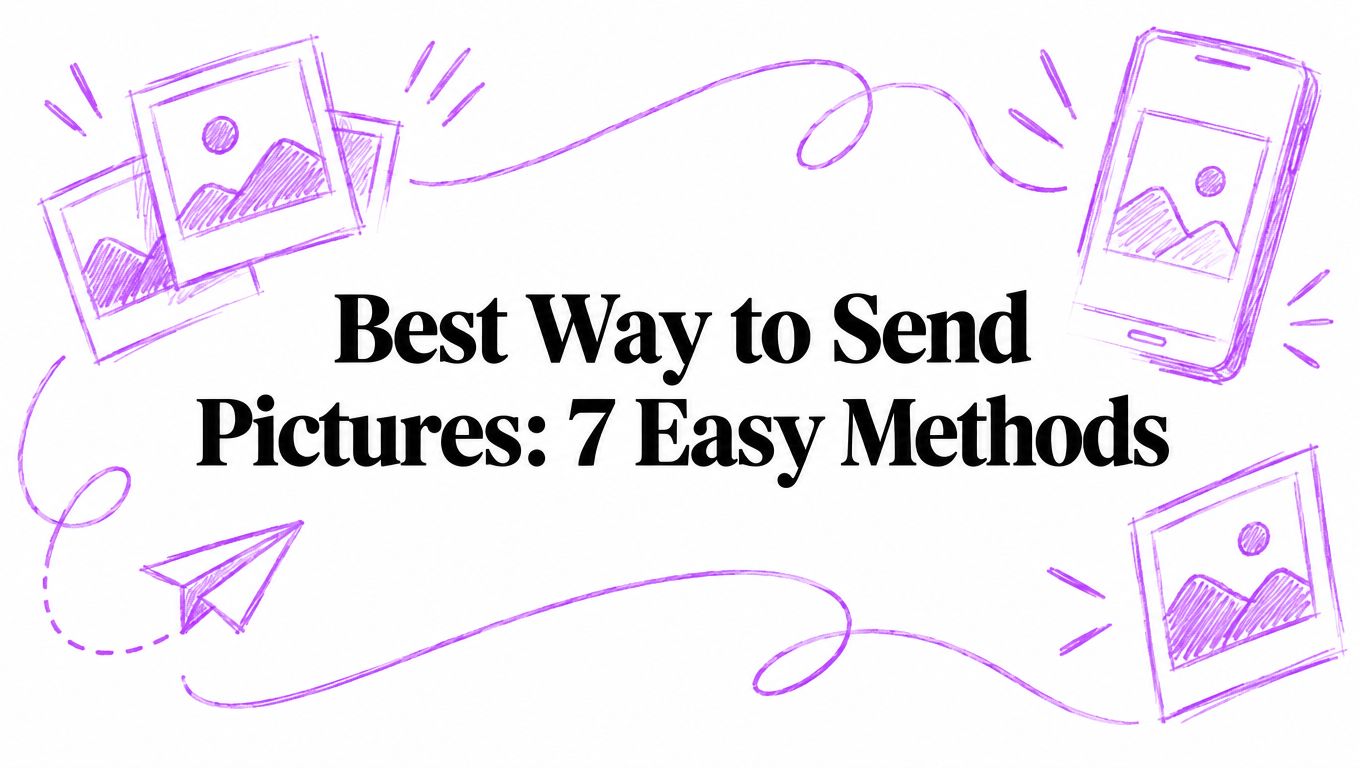 Best Way to Send Pictures: 7 Easy Methods