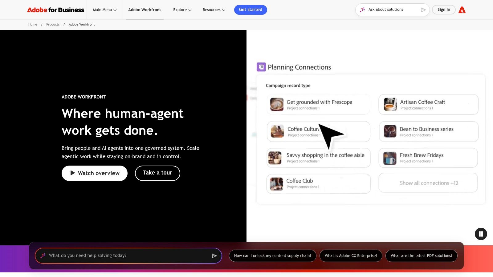Adobe Workfront with Workfront Planning