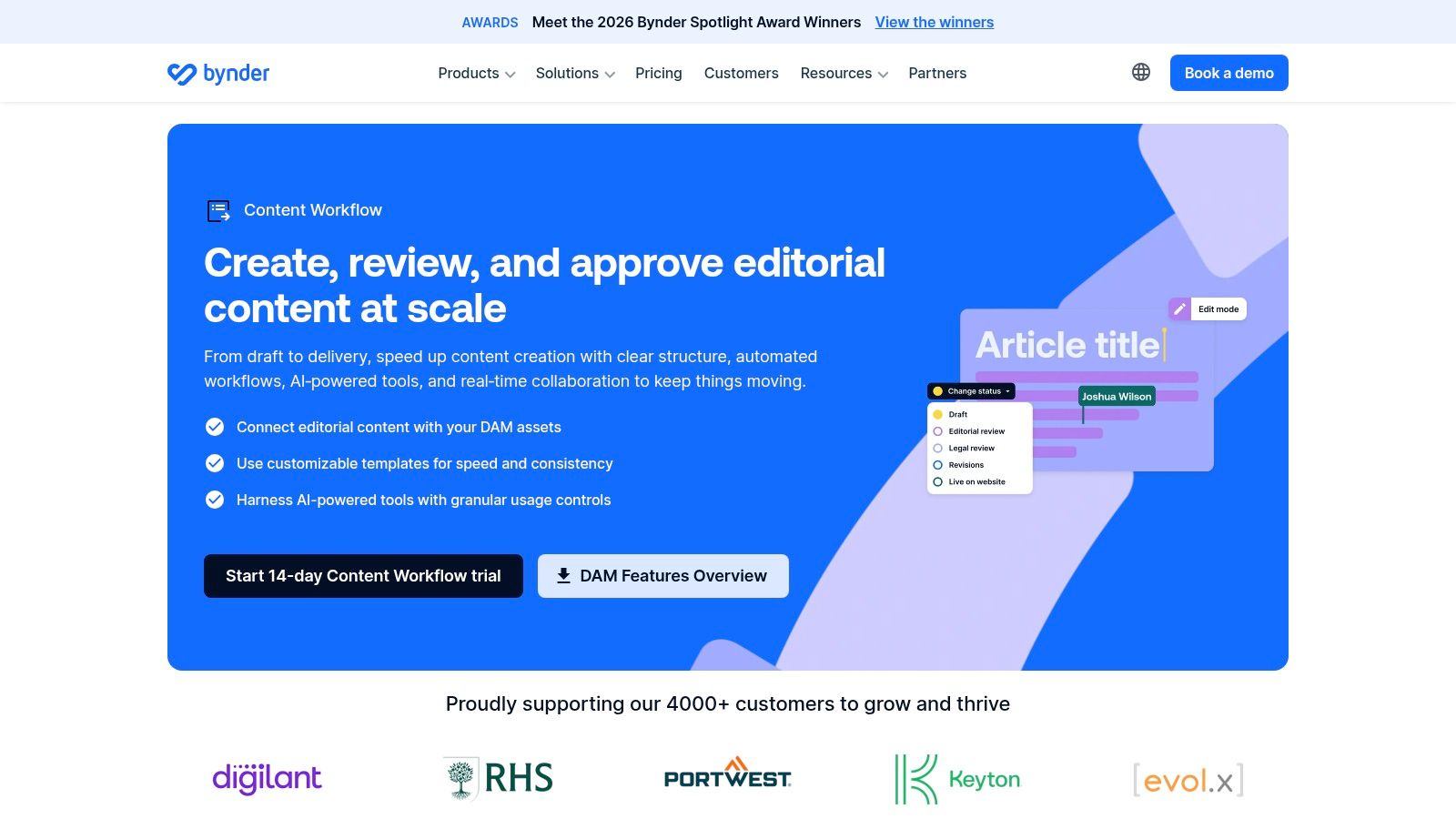 Bynder Content Workflow