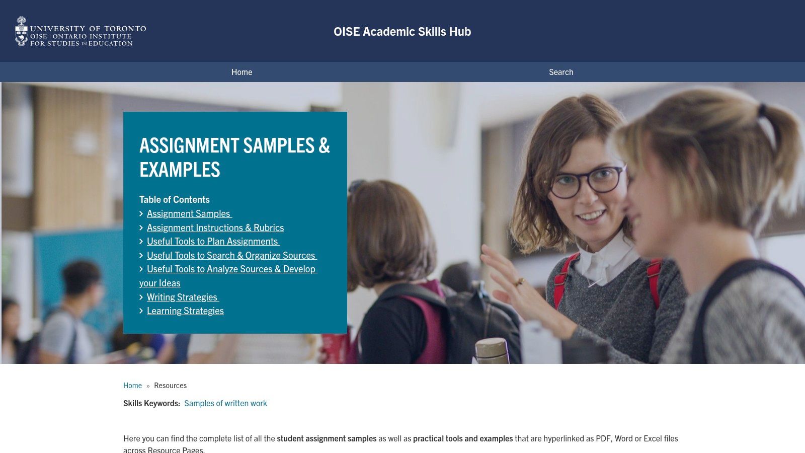 OISE, University of Toronto (Student Sample)