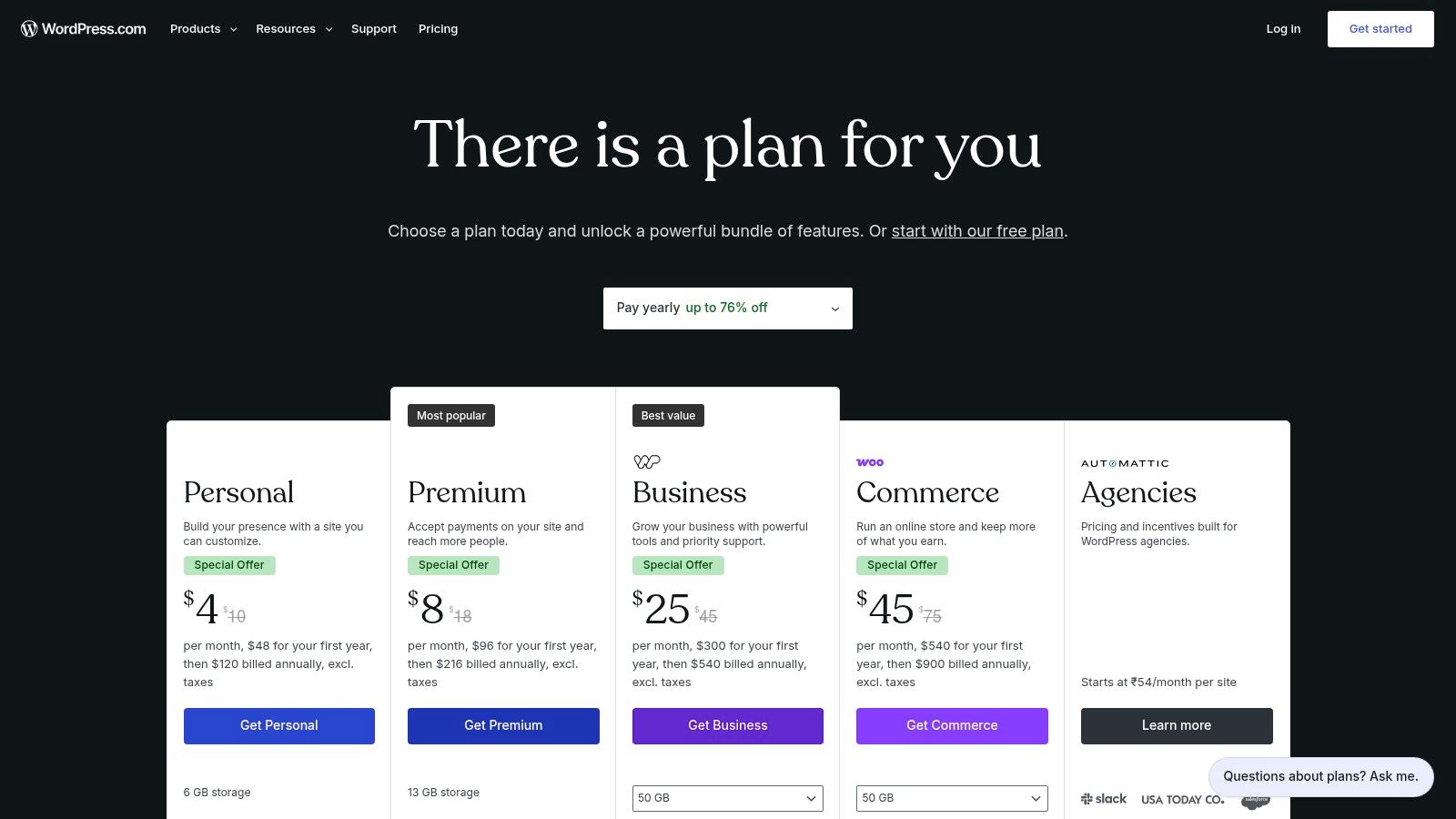 WordPress.com (hosted WordPress)