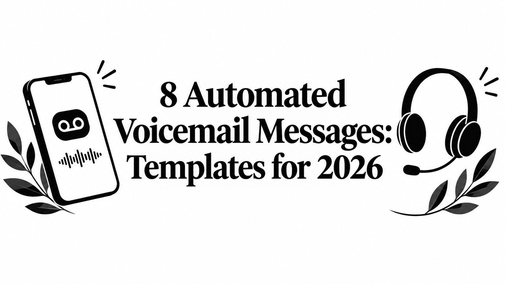 8 Automated Voicemail Messages: Templates for 2026