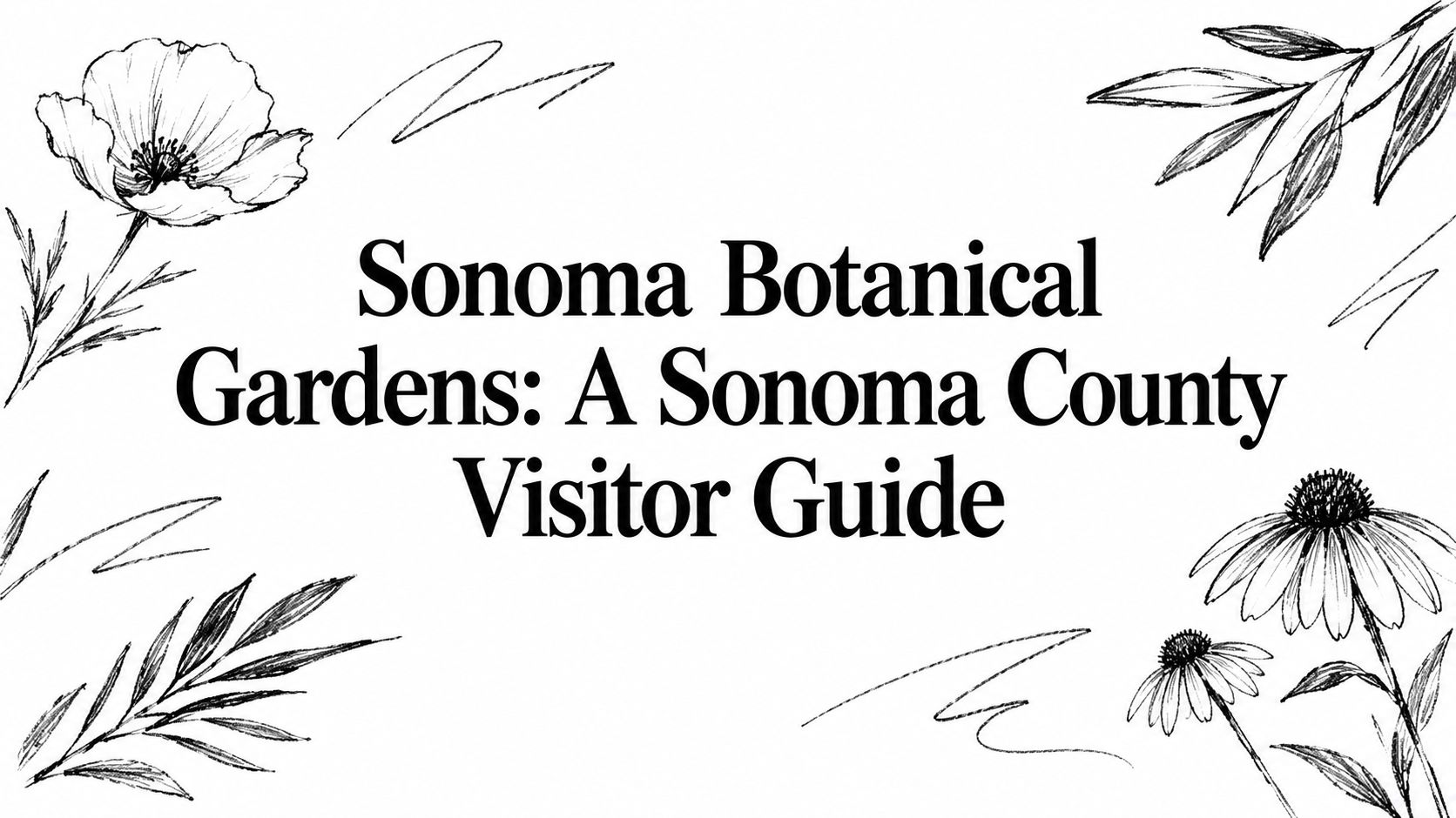 Sonoma Botanical Gardens: A Sonoma County Visitor Guide