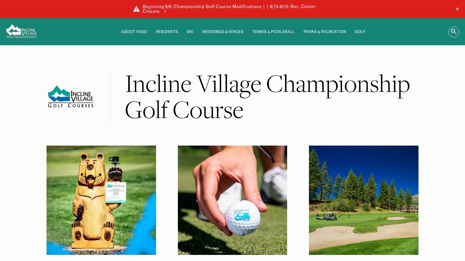 Incline Village Championship Course