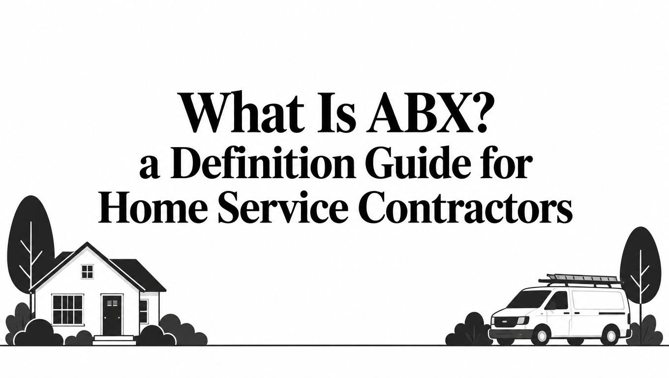 What Is ABX? a Definition Guide for Home Service Contractors