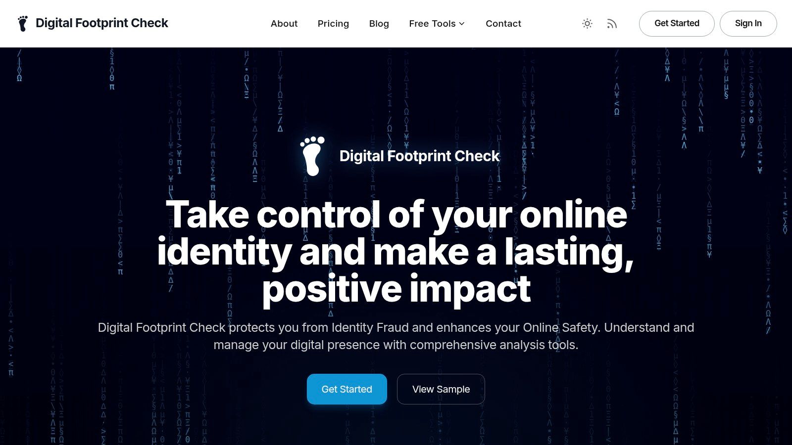 Digital Footprint Check