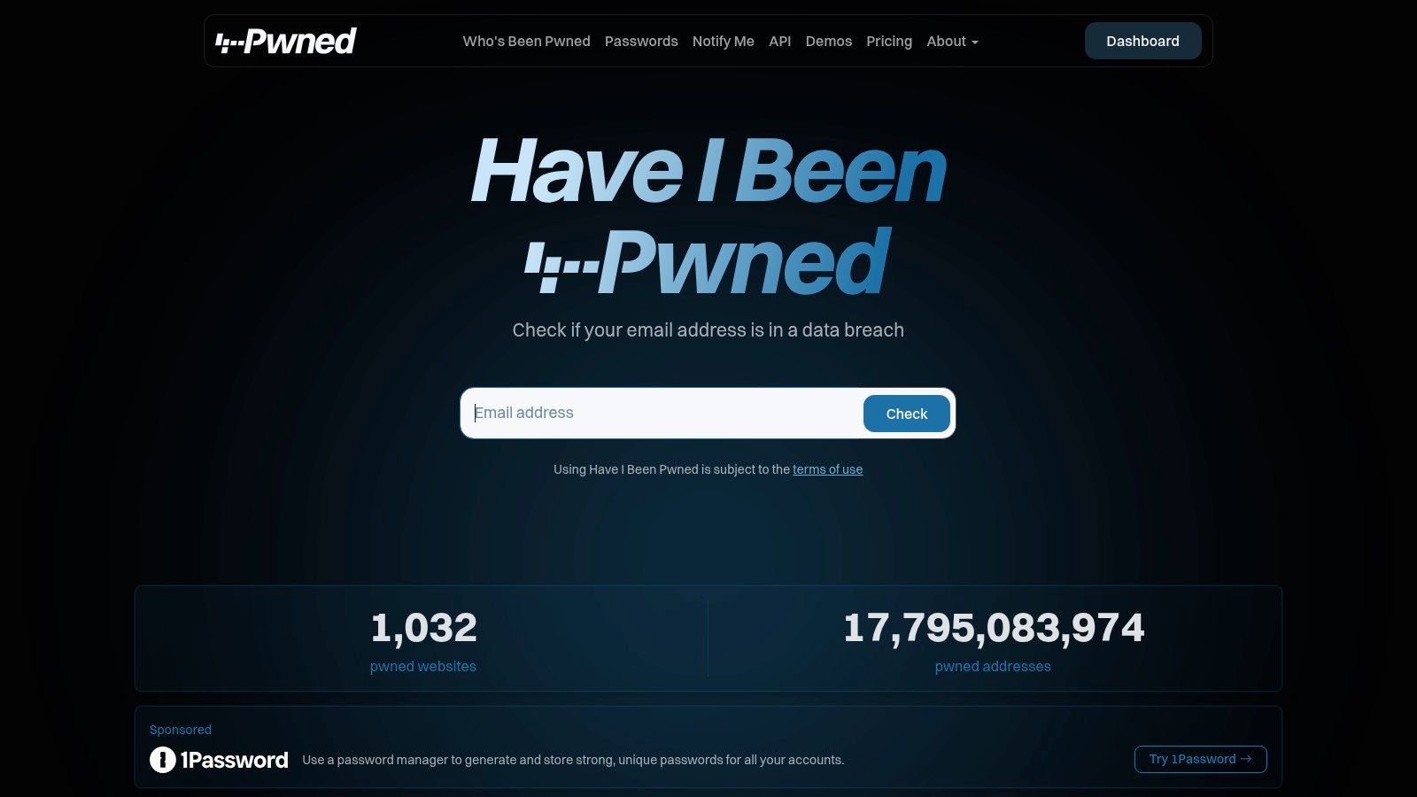 Have I Been Pwned