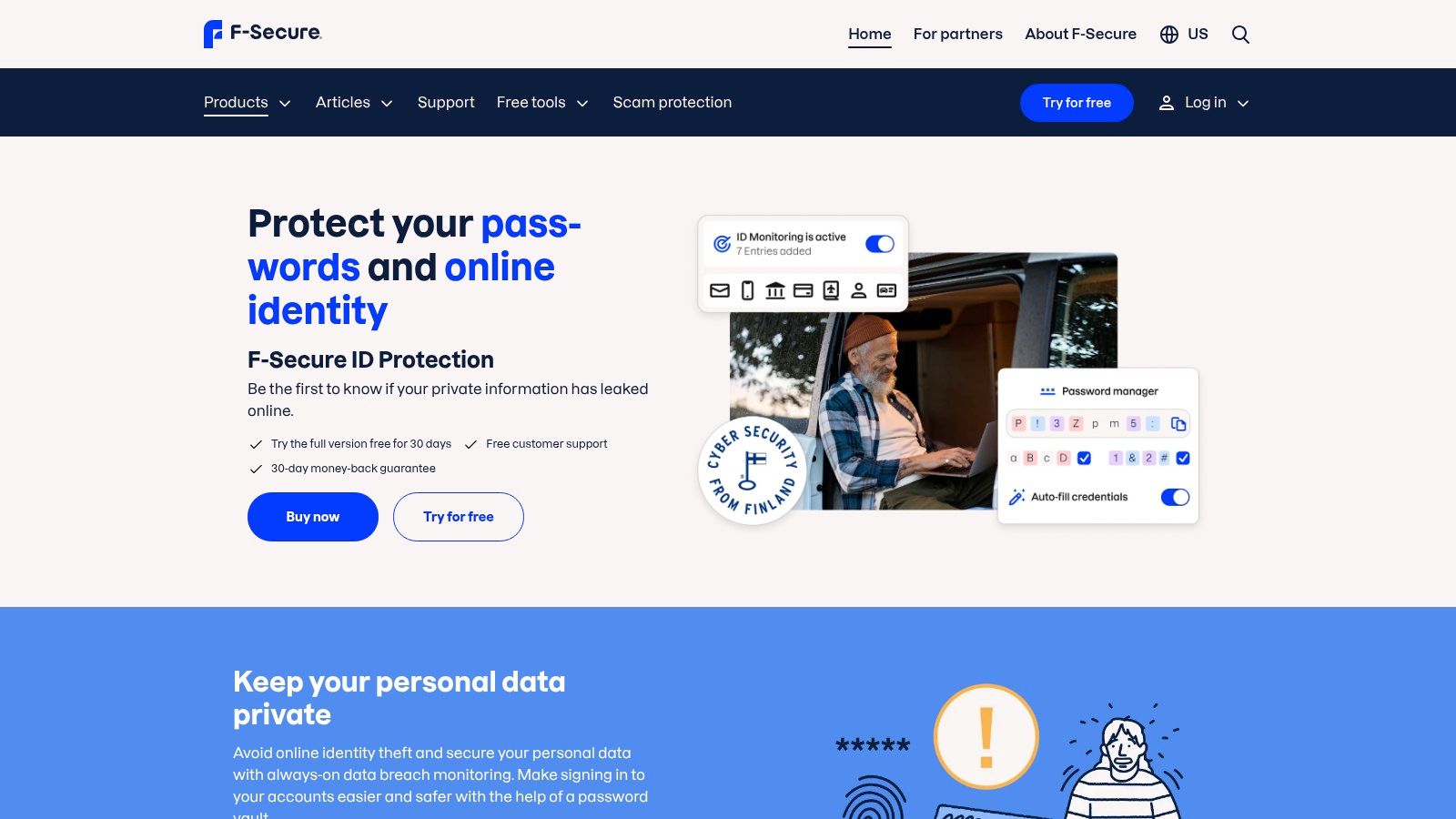 F‑Secure ID Protection