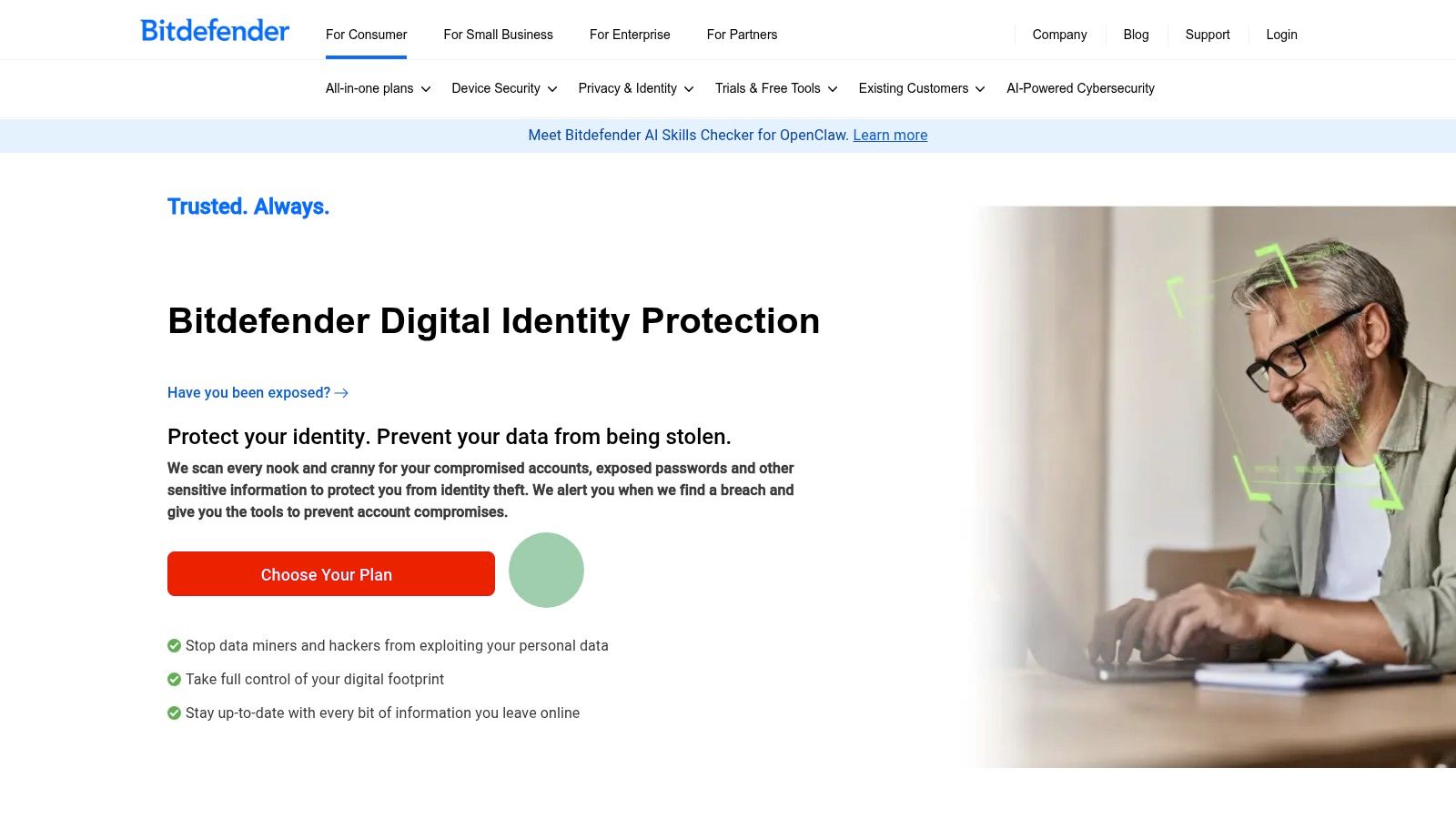 Bitdefender Digital Identity Protection