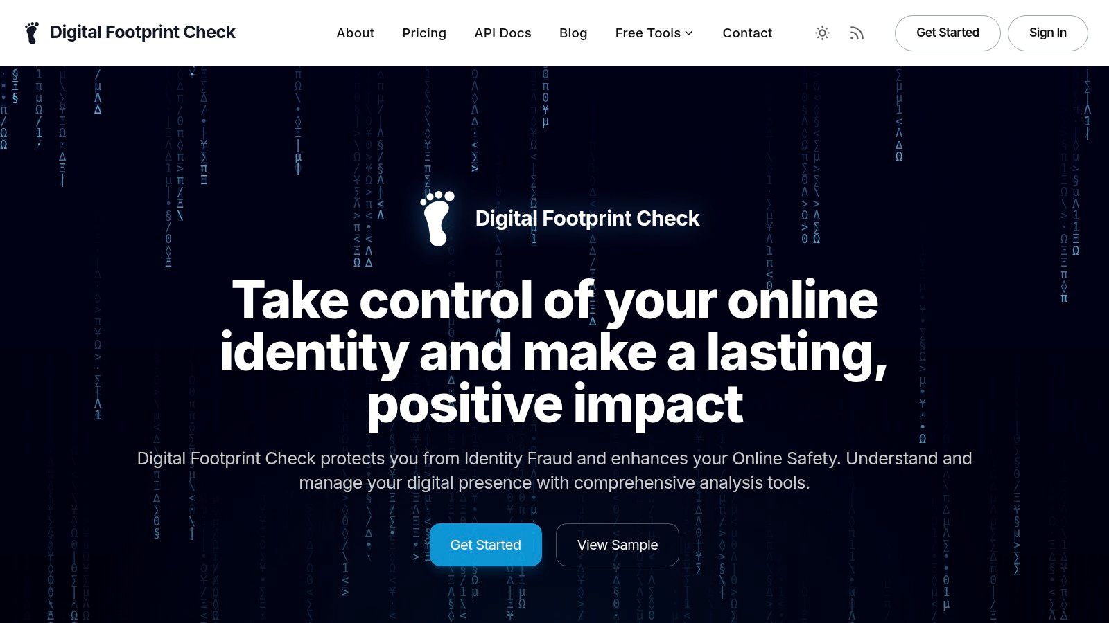 Digital Footprint Check