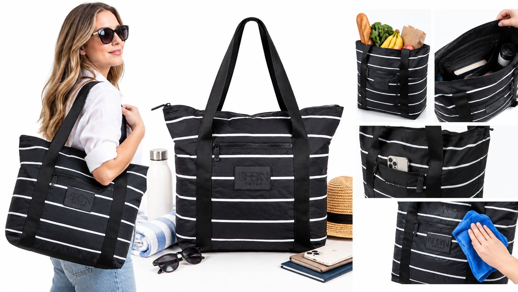 Elevate Every Adventure with The OG Zipper Tote Bag by Urban Totes