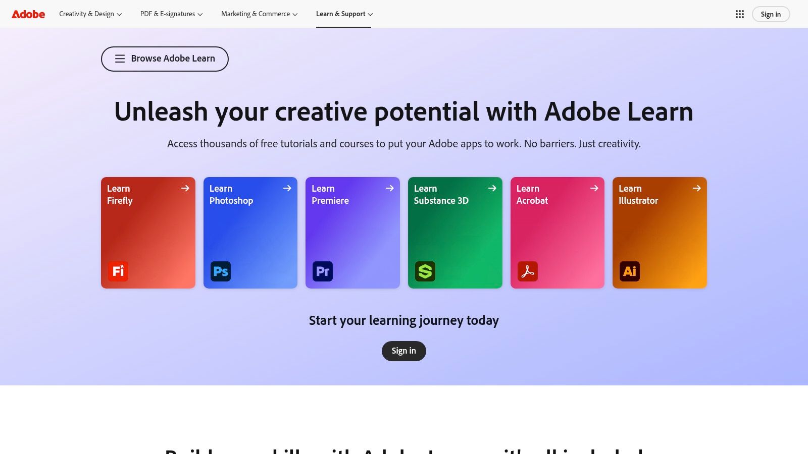 Adobe Learn