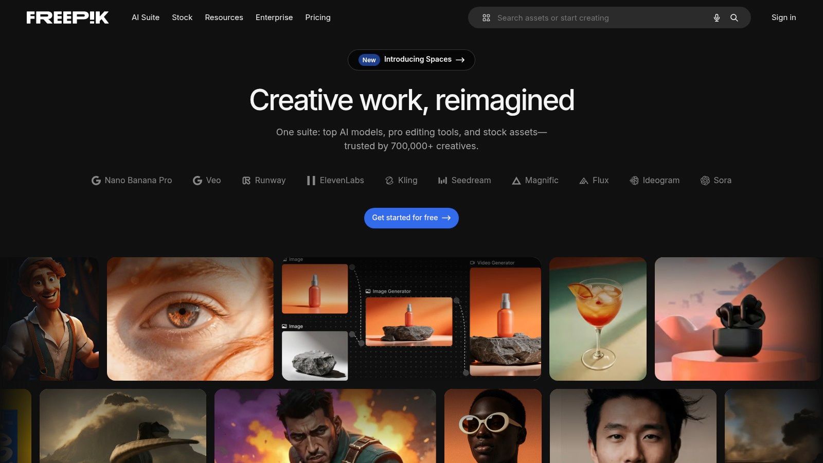Freepik (Free tier)