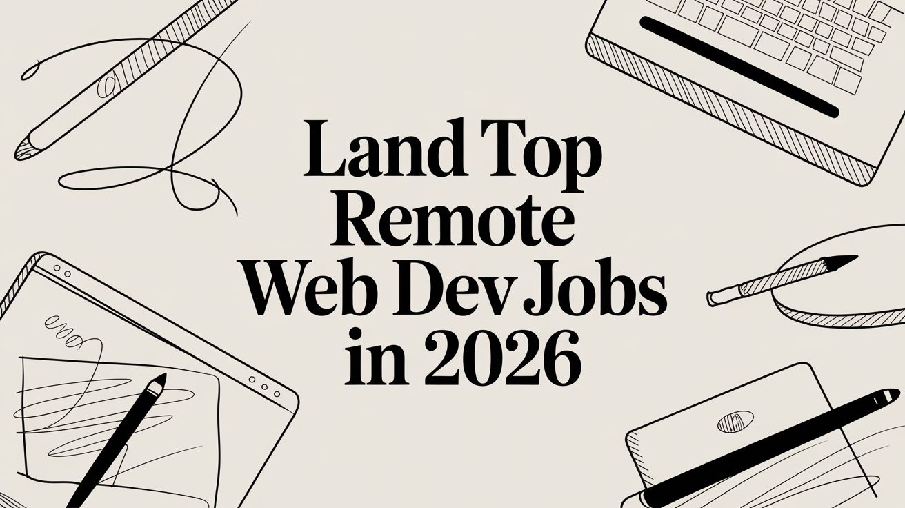 Featured image for article: Land Top Remote Web Dev Jobs in 2026