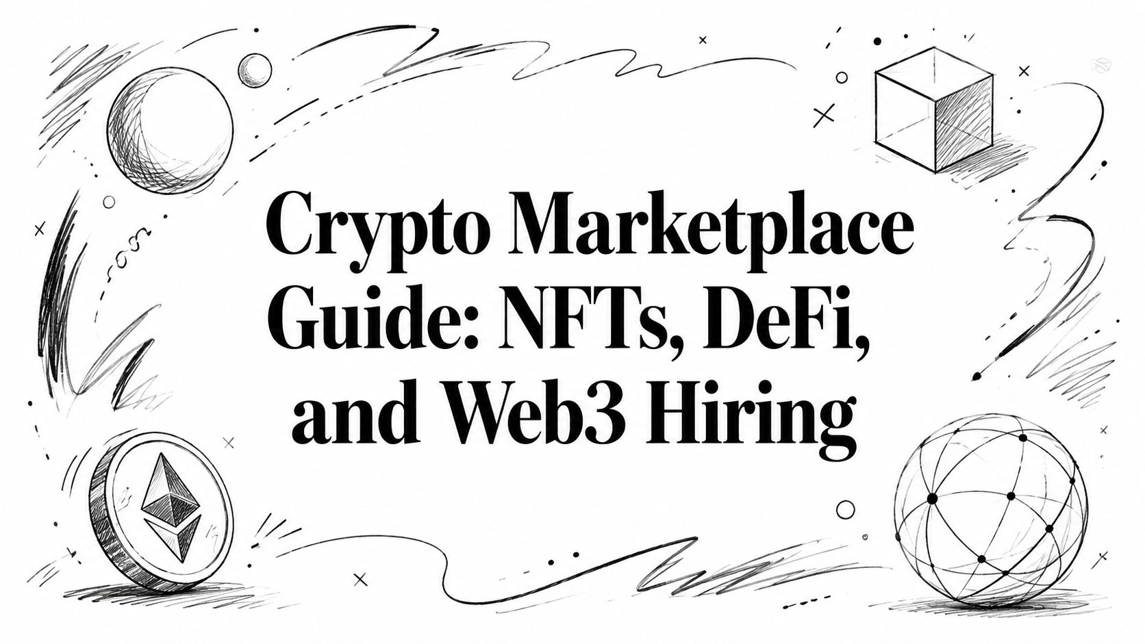Featured image for article: Crypto Marketplace Guide: NFTs, DeFi, and Web3 Hiring