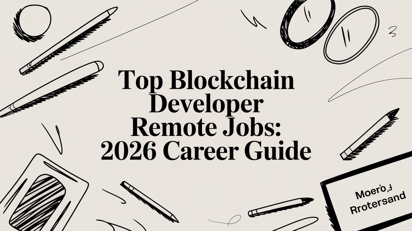 Illustration for Top Blockchain Developer Remote Jobs: 2026 Career Guide