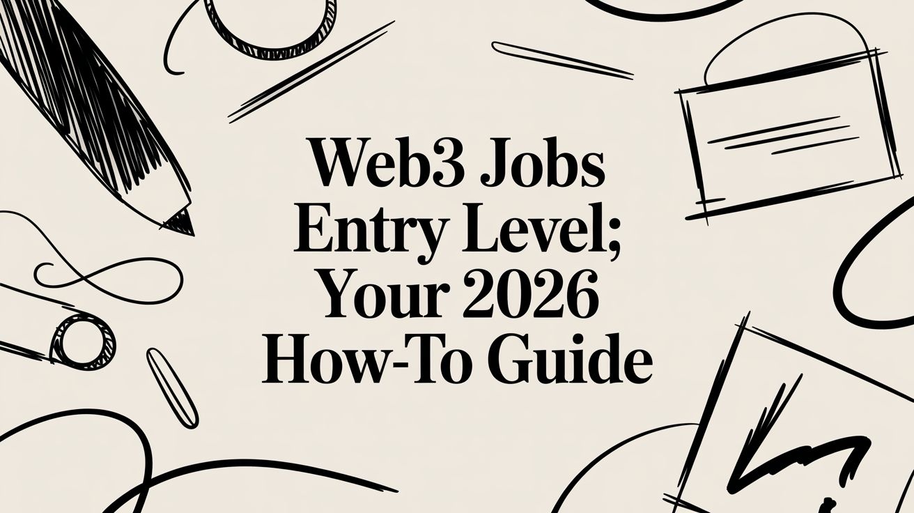 Featured image for article: Web3 Jobs Entry Level: Your 2026 How-To Guide