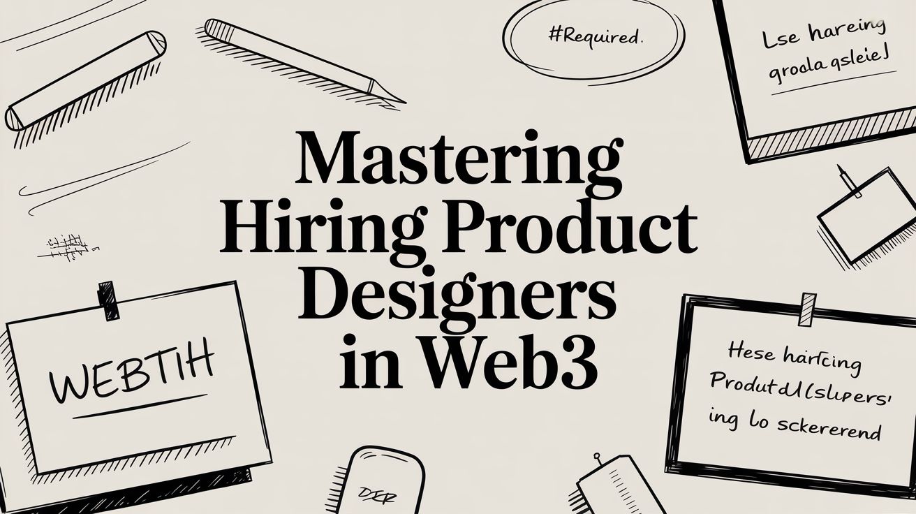 Featured image for article: Mastering Hiring Product Designers in Web3: The 2026 Guide
