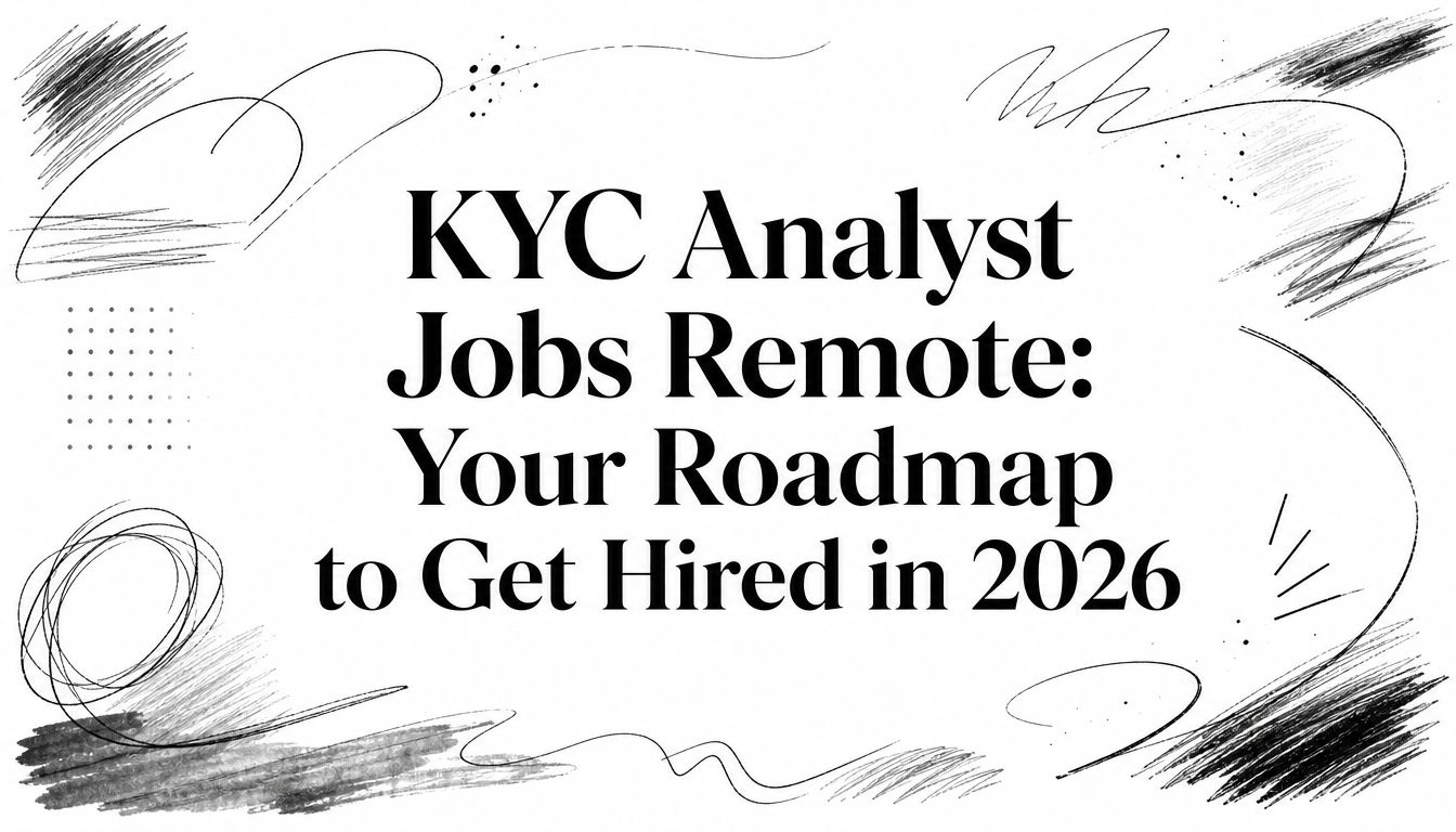 Illustration for KYC Analyst Jobs Remote: Your Roadmap to Get Hired in 2026